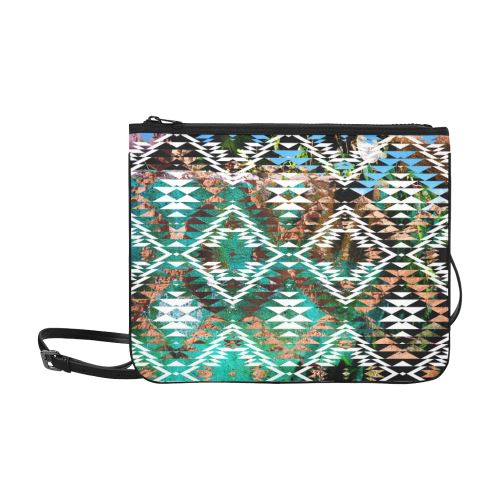 Taos Nature Slim Clutch Bag (Model 1668) Slim Clutch Bags (1668) e-joyer