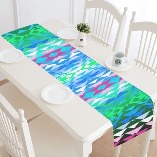 Taos Powwow 150 Table Runner 16x72 inch Table Runner 16x72 inch e-joyer