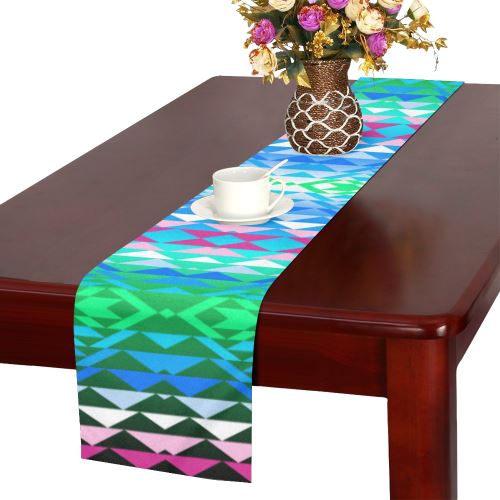 Taos Powwow 150 Table Runner 16x72 inch Table Runner 16x72 inch e-joyer
