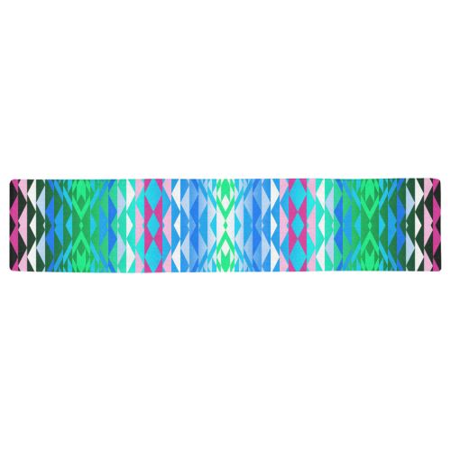 Taos Powwow 150 Table Runner 16x72 inch Table Runner 16x72 inch e-joyer