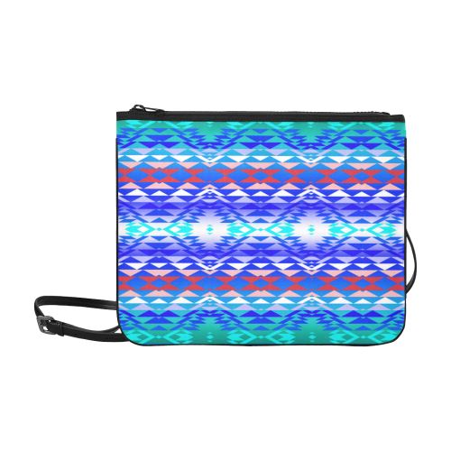 Taos Powwow 180 Slim Clutch Bag (Model 1668) Slim Clutch Bags (1668) e-joyer
