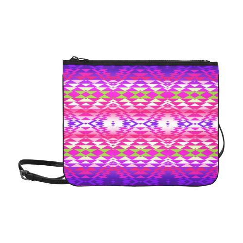Taos Powwow 270 Slim Clutch Bag (Model 1668) Slim Clutch Bags (1668) e-joyer