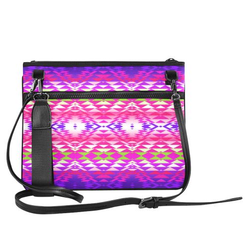 Taos Powwow 270 Slim Clutch Bag (Model 1668) Slim Clutch Bags (1668) e-joyer
