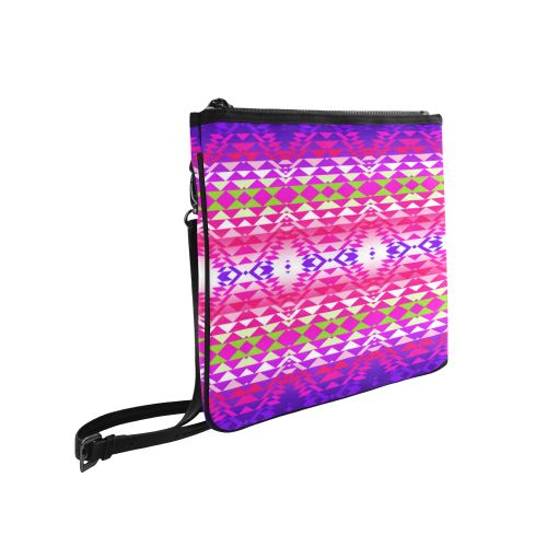 Taos Powwow 270 Slim Clutch Bag (Model 1668) Slim Clutch Bags (1668) e-joyer