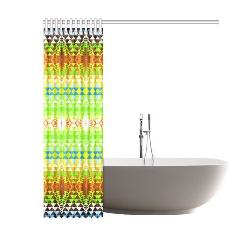 Taos Powwow 30 Shower Curtain 60"x72" Shower Curtain 60"x72" e-joyer