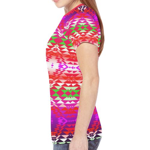 Taos Powwow 300 New All Over Print T-shirt for Women (Model T45) New All Over Print T-shirt for Women (T45) e-joyer