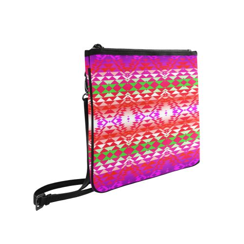 Taos Powwow 300 Slim Clutch Bag (Model 1668) Slim Clutch Bags (1668) e-joyer