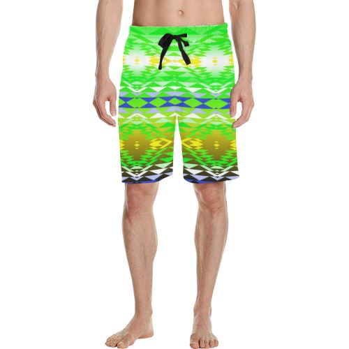 Taos Powwow 60 Men's All Over Print Casual Shorts (Model L23) Men's Casual Shorts (L23) e-joyer