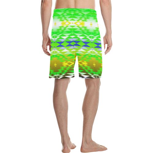 Taos Powwow 60 Men's All Over Print Casual Shorts (Model L23) Men's Casual Shorts (L23) e-joyer