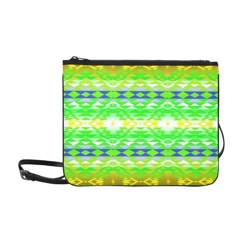 Taos Powwow 60 Slim Clutch Bag (Model 1668) Slim Clutch Bags (1668) e-joyer