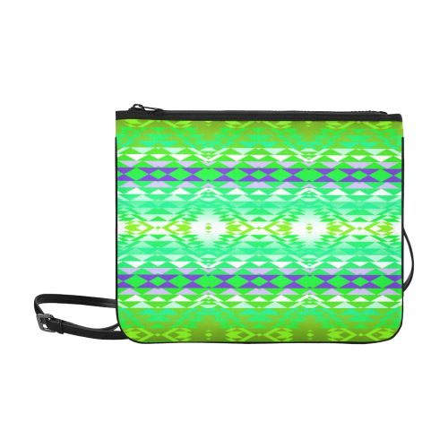 Taos Powwow 90 Slim Clutch Bag (Model 1668) Slim Clutch Bags (1668) e-joyer