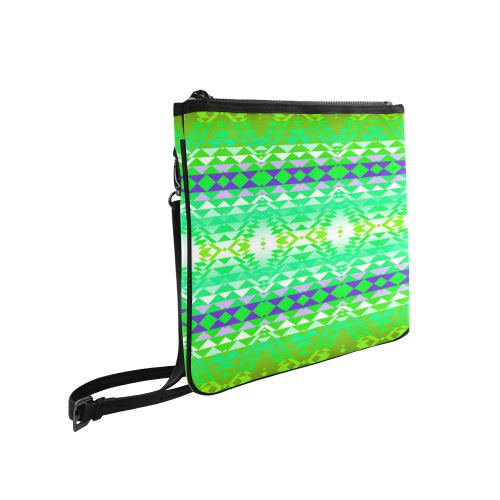 Taos Powwow 90 Slim Clutch Bag (Model 1668) Slim Clutch Bags (1668) e-joyer