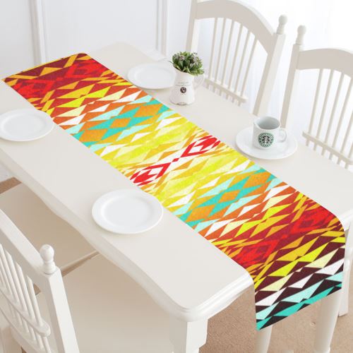 Taos Powwow Table Runner 16x72 inch Table Runner 16x72 inch e-joyer