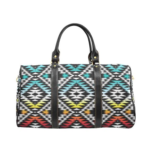 Taos Sunrise New Waterproof Travel Bag/Small (Model 1639) Waterproof Travel Bags (1639) e-joyer