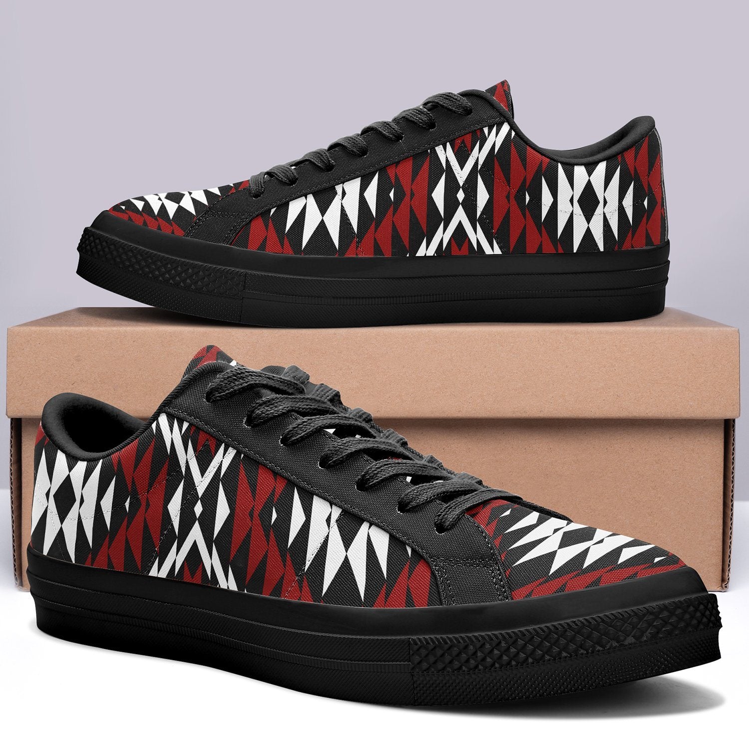 Taos Wool Aapisi Low Top Canvas Shoes Black Sole 49 Dzine