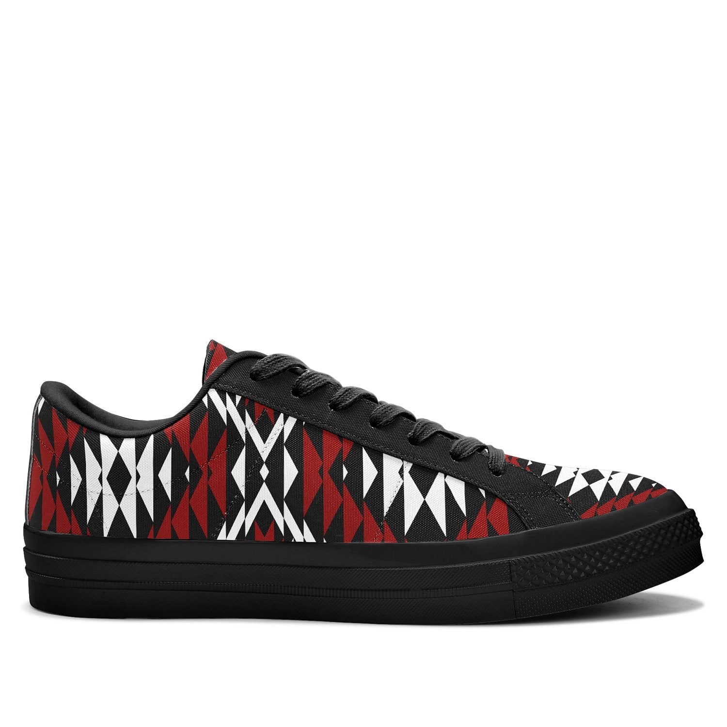 Taos Wool Aapisi Low Top Canvas Shoes Black Sole 49 Dzine