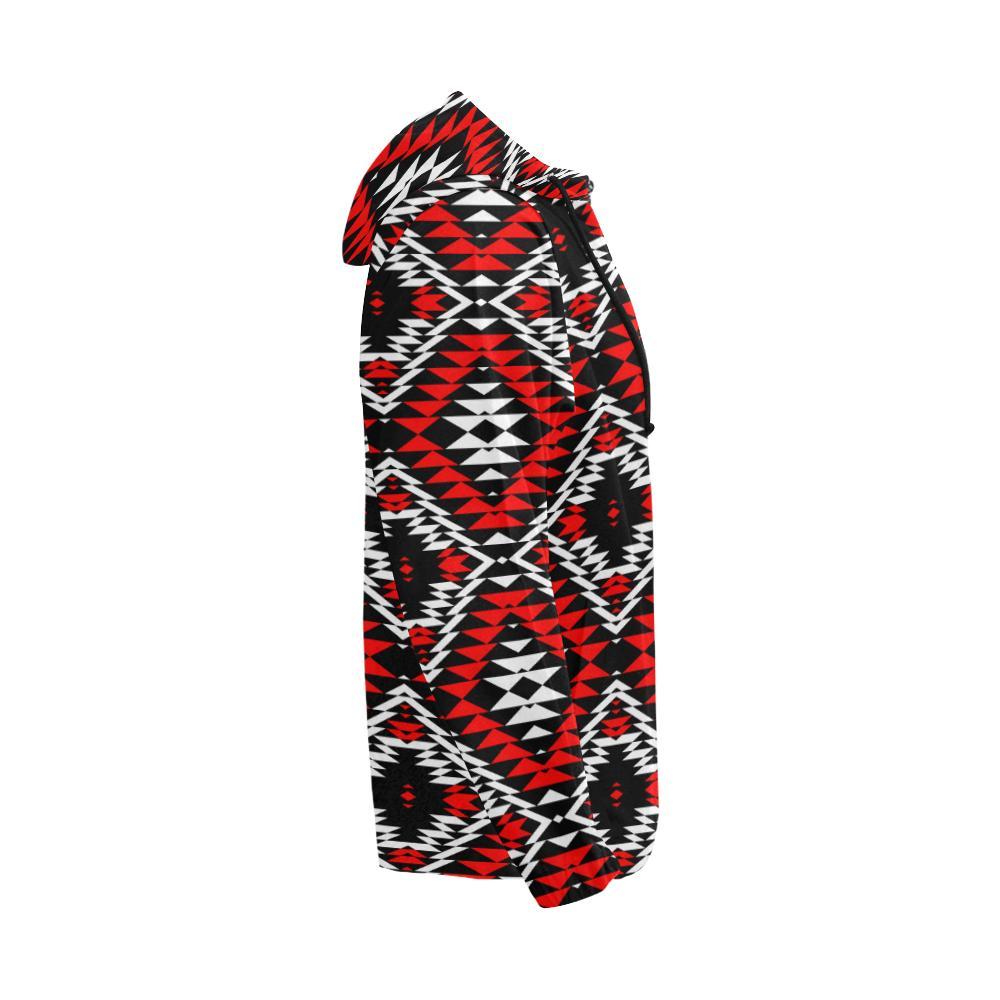 Taos Wool All Over Print Full Zip Hoodie for Men (Model H14) All Over Print Full Zip Hoodie for Men (H14) e-joyer