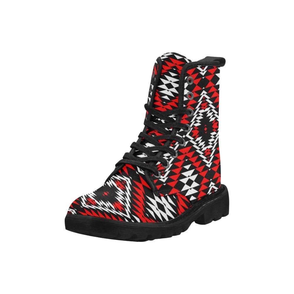 Taos Wool Boots for Men (Black) (Model 1203H) Martin Boots for Men (Black) (1203H) e-joyer
