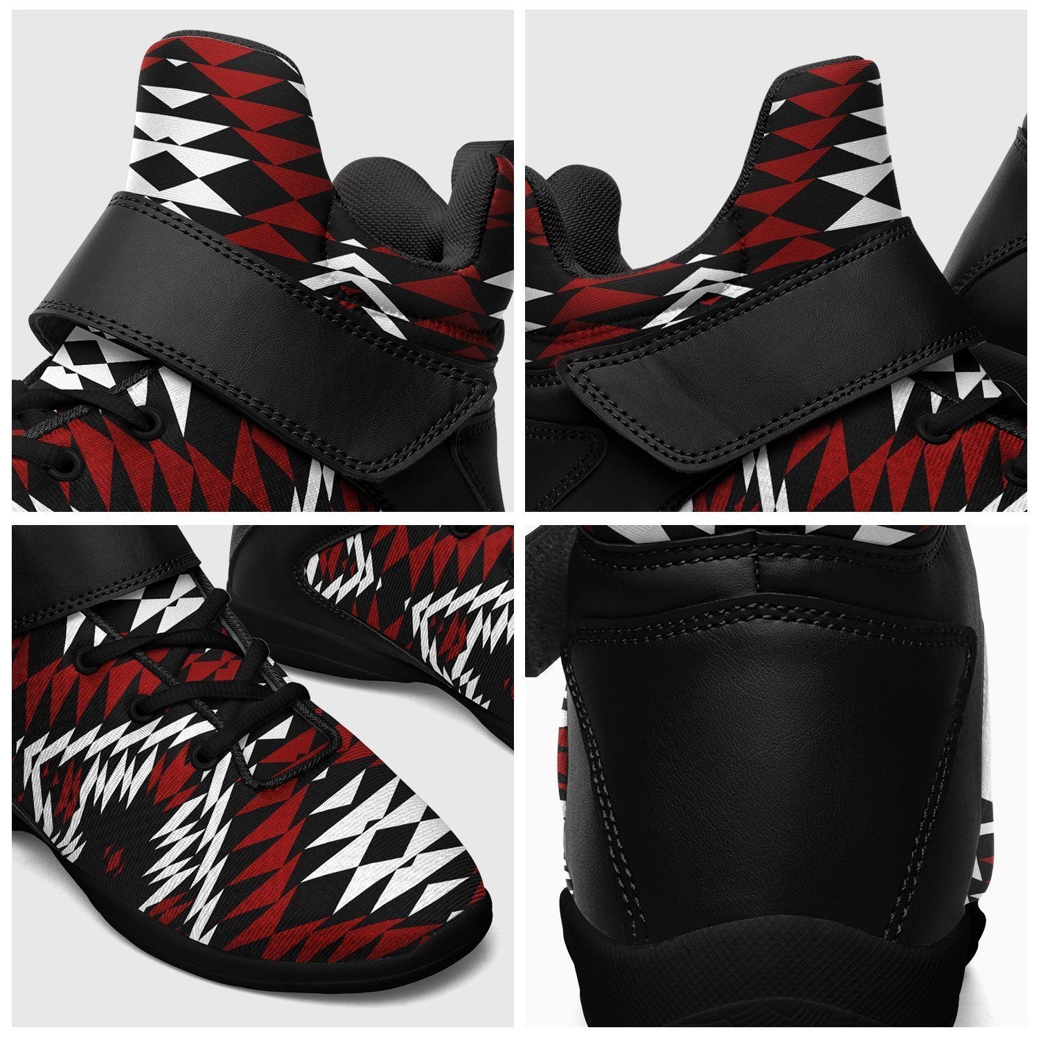 Taos Wool Ipottaa Basketball / Sport High Top Shoes - Black Sole 49 Dzine