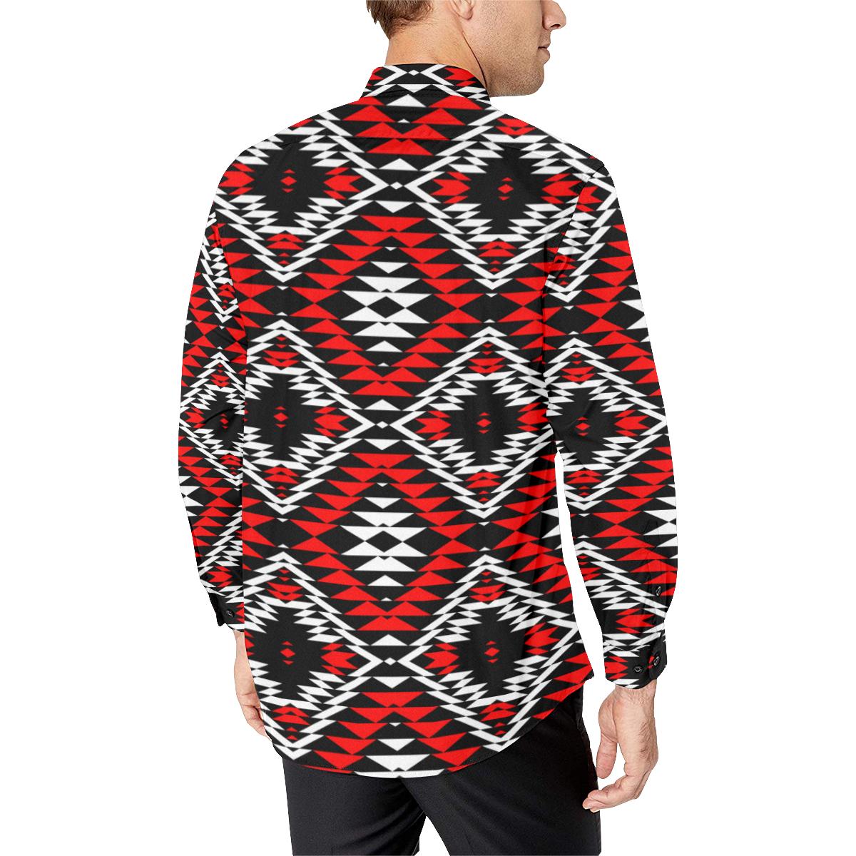 Taos Wool Men's All Over Print Casual Dress Shirt (Model T61) Men's Dress Shirt (T61) e-joyer