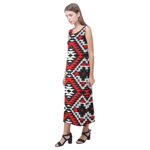 Taos Wool Phaedra Sleeveless Open Fork Long Dress (Model D08) Phaedra Sleeveless Open Fork Long Dress (D08) e-joyer