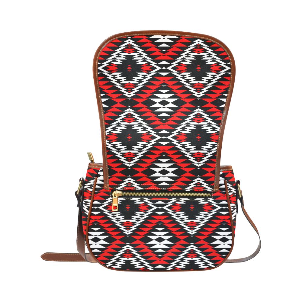 Taos Wool Saddle Bag/Small (Model 1649) Full Customization Saddle Bag/Small (Full Customization) e-joyer