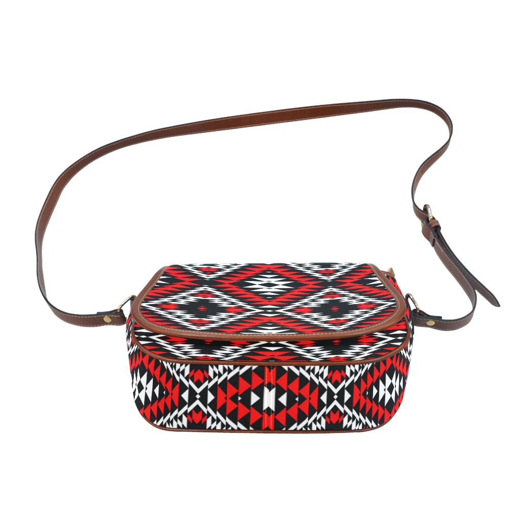 Taos Wool Saddle Bag/Small (Model 1649) Full Customization Saddle Bag/Small (Full Customization) e-joyer