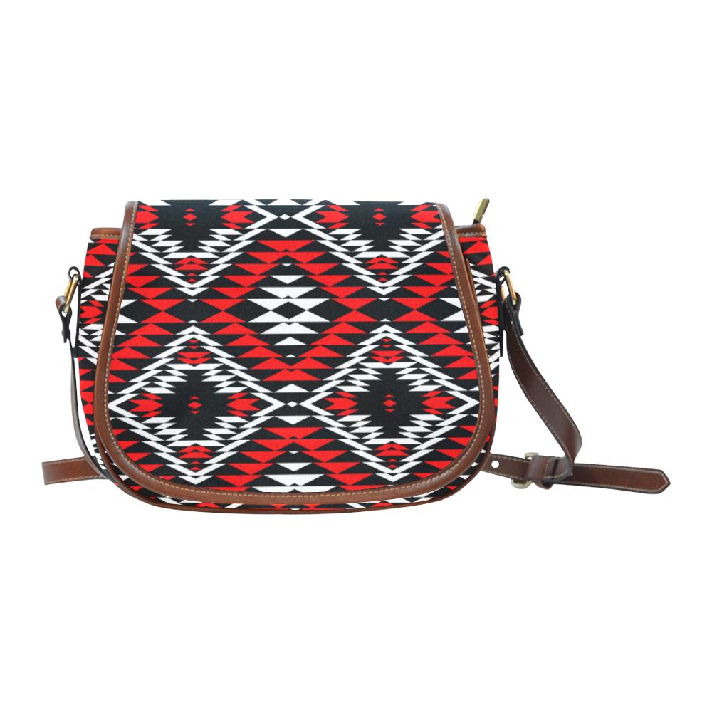 Taos Wool Saddle Bag/Small (Model 1649) Full Customization Saddle Bag/Small (Full Customization) e-joyer
