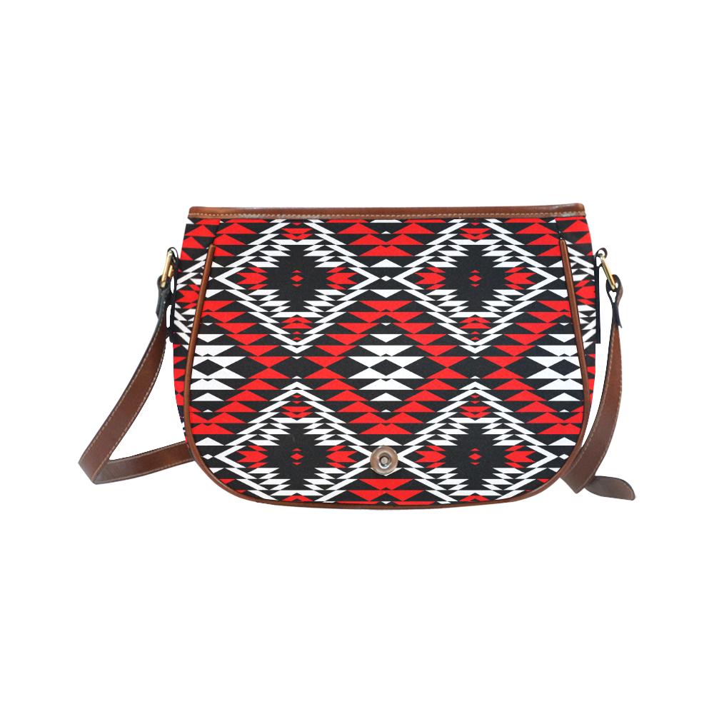 Taos Wool Saddle Bag/Small (Model 1649) Full Customization Saddle Bag/Small (Full Customization) e-joyer
