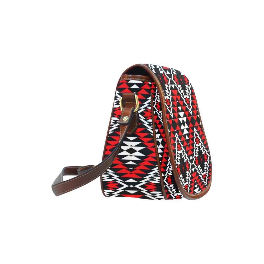 Taos Wool Saddle Bag/Small (Model 1649) Full Customization Saddle Bag/Small (Full Customization) e-joyer