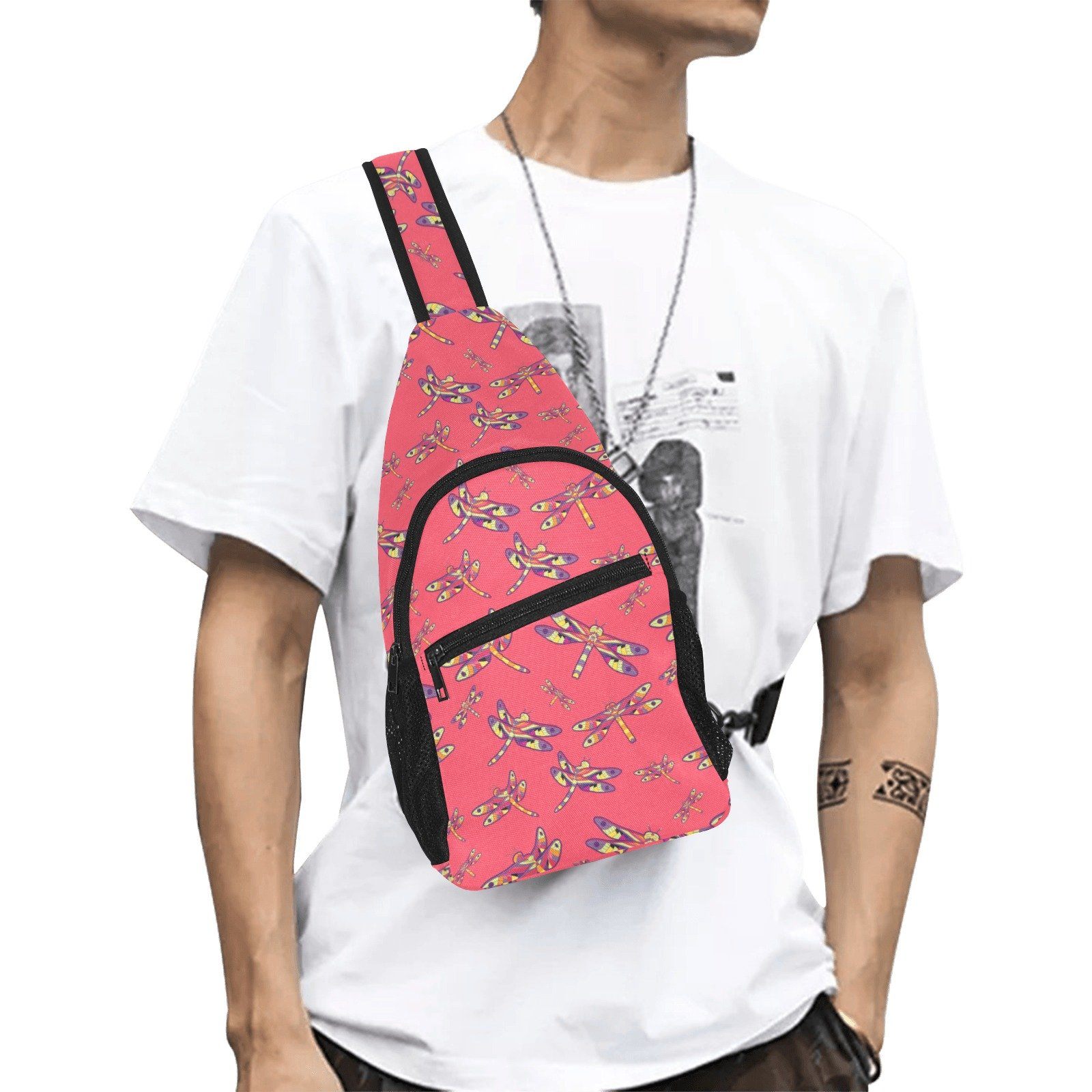 The Gathering All Over Print Chest Bag (Model 1719) All Over Print Chest Bag (1719) e-joyer 