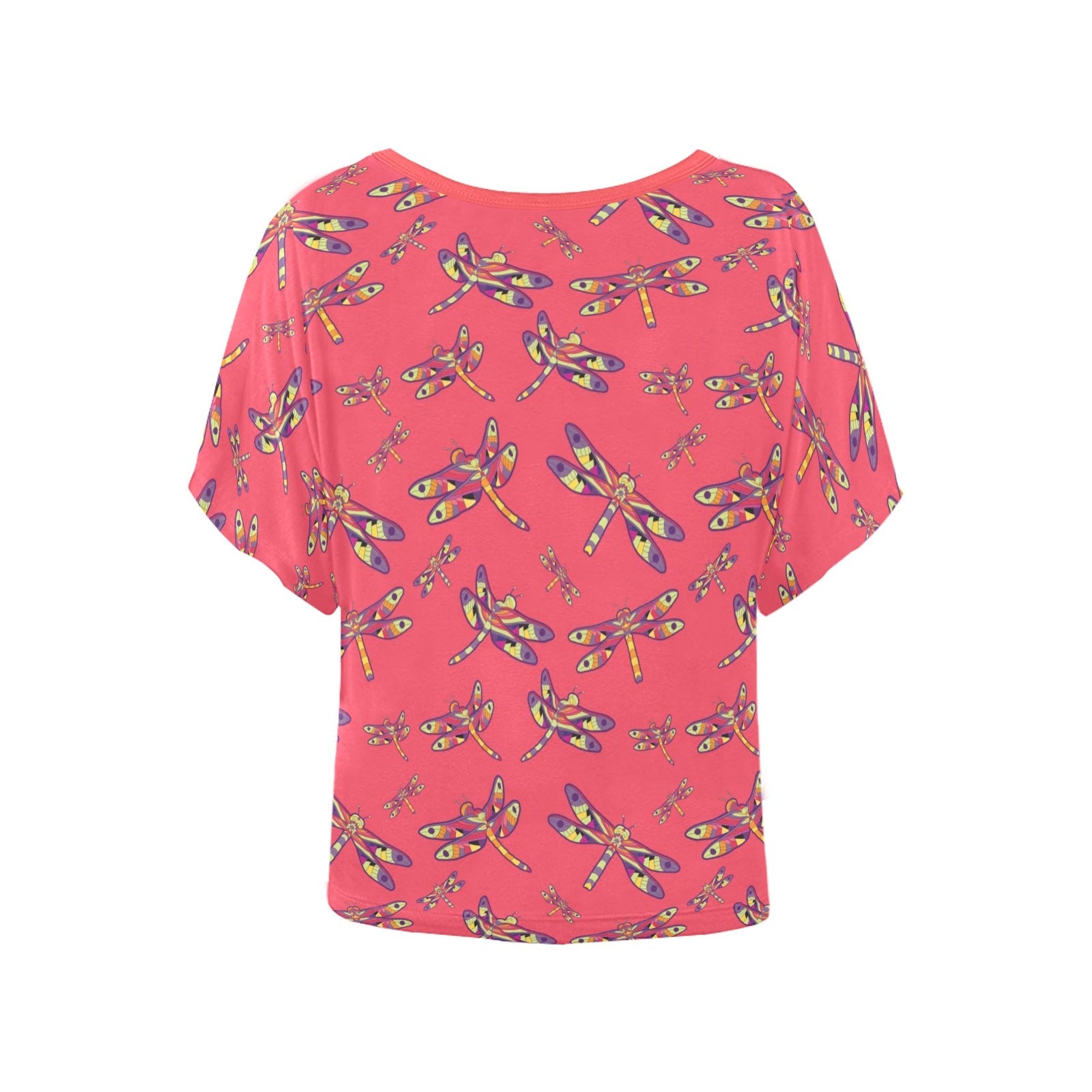 The Gathering Women's Batwing-Sleeved Blouse T shirt (Model T44) Women's Batwing-Sleeved Blouse T shirt (T44) e-joyer