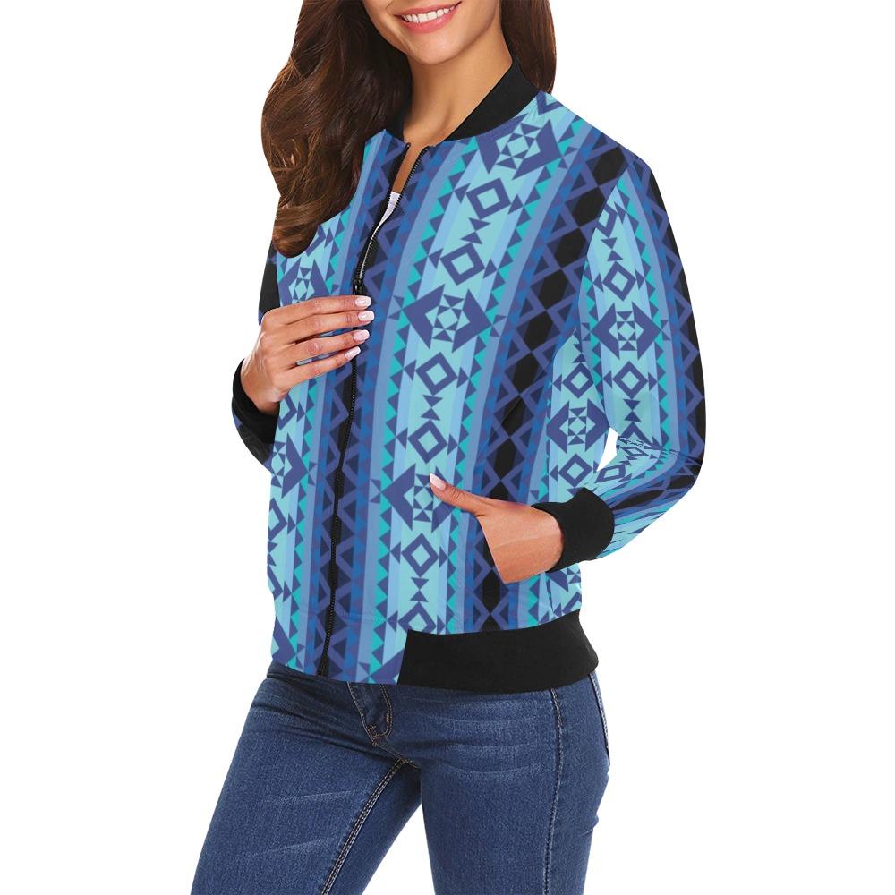 Tipi All Over Print Bomber Jacket for Women (Model H19) All Over Print Bomber Jacket for Women (H19) e-joyer