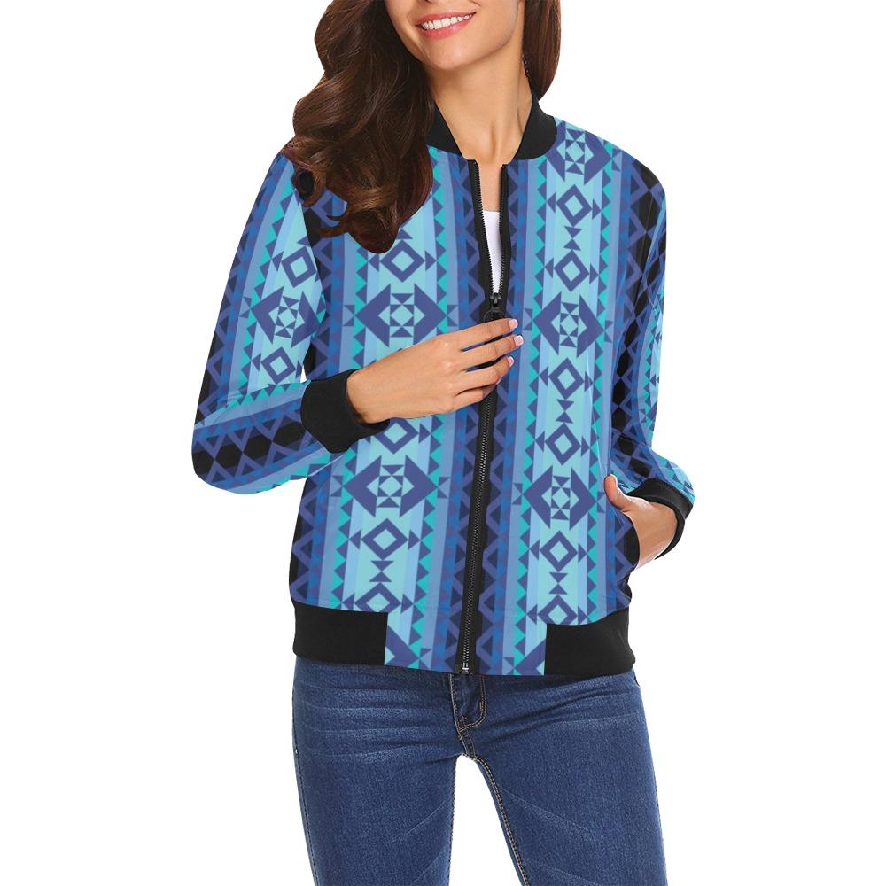 Tipi All Over Print Bomber Jacket for Women (Model H19) All Over Print Bomber Jacket for Women (H19) e-joyer