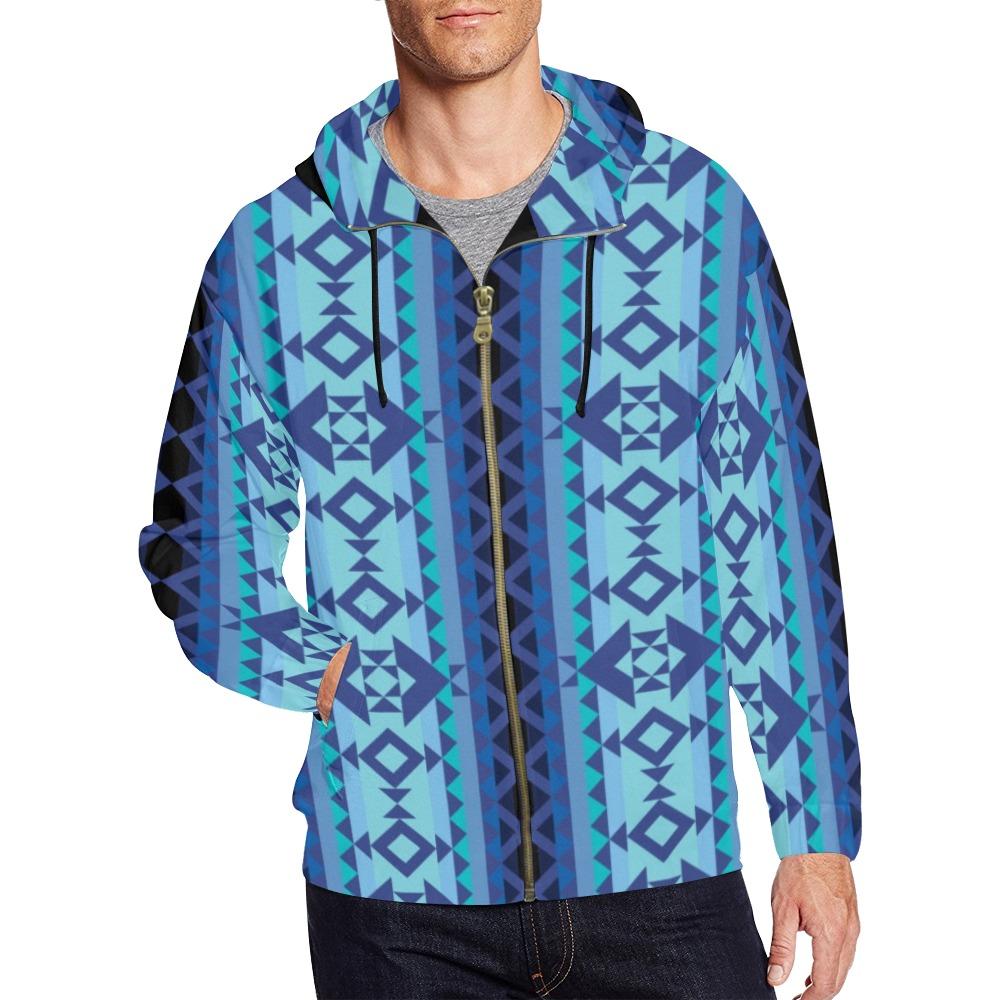 Tipi All Over Print Full Zip Hoodie for Men (Model H14) All Over Print Full Zip Hoodie for Men (H14) e-joyer
