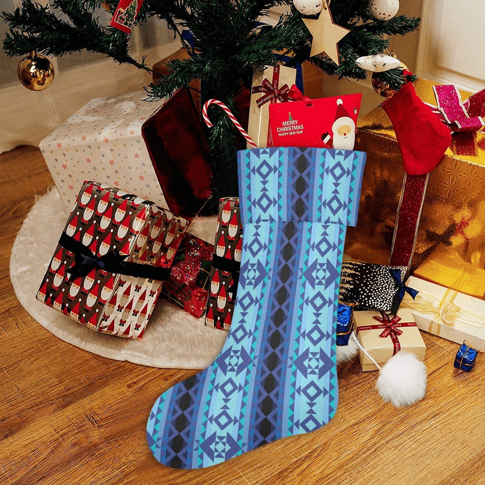 Tipi Christmas Stocking holiday stocking e-joyer