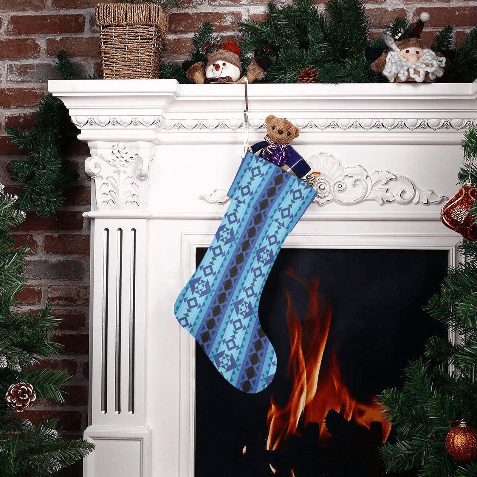 Tipi Christmas Stocking holiday stocking e-joyer