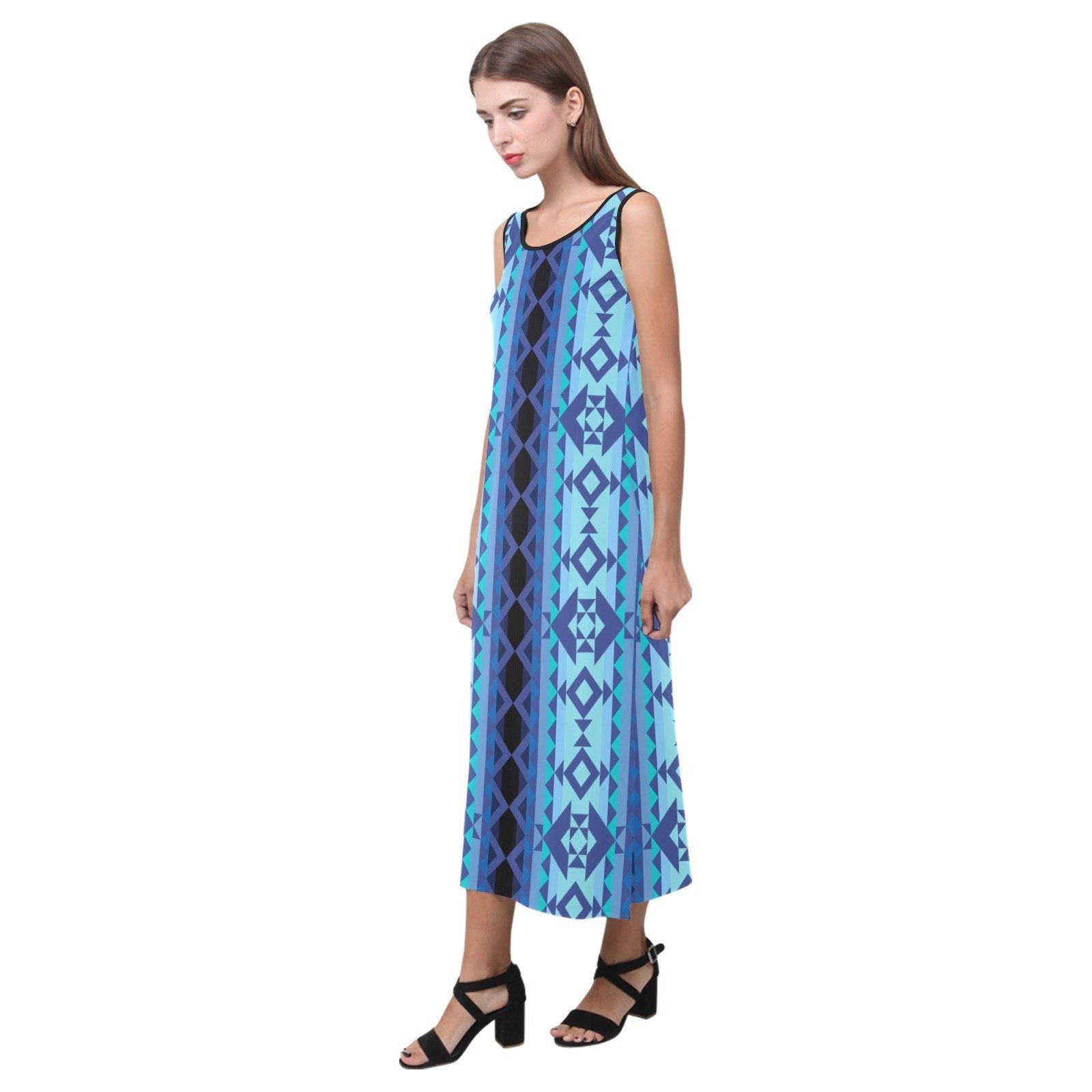 Tipi Phaedra Sleeveless Open Fork Long Dress (Model D08) dress e-joyer 
