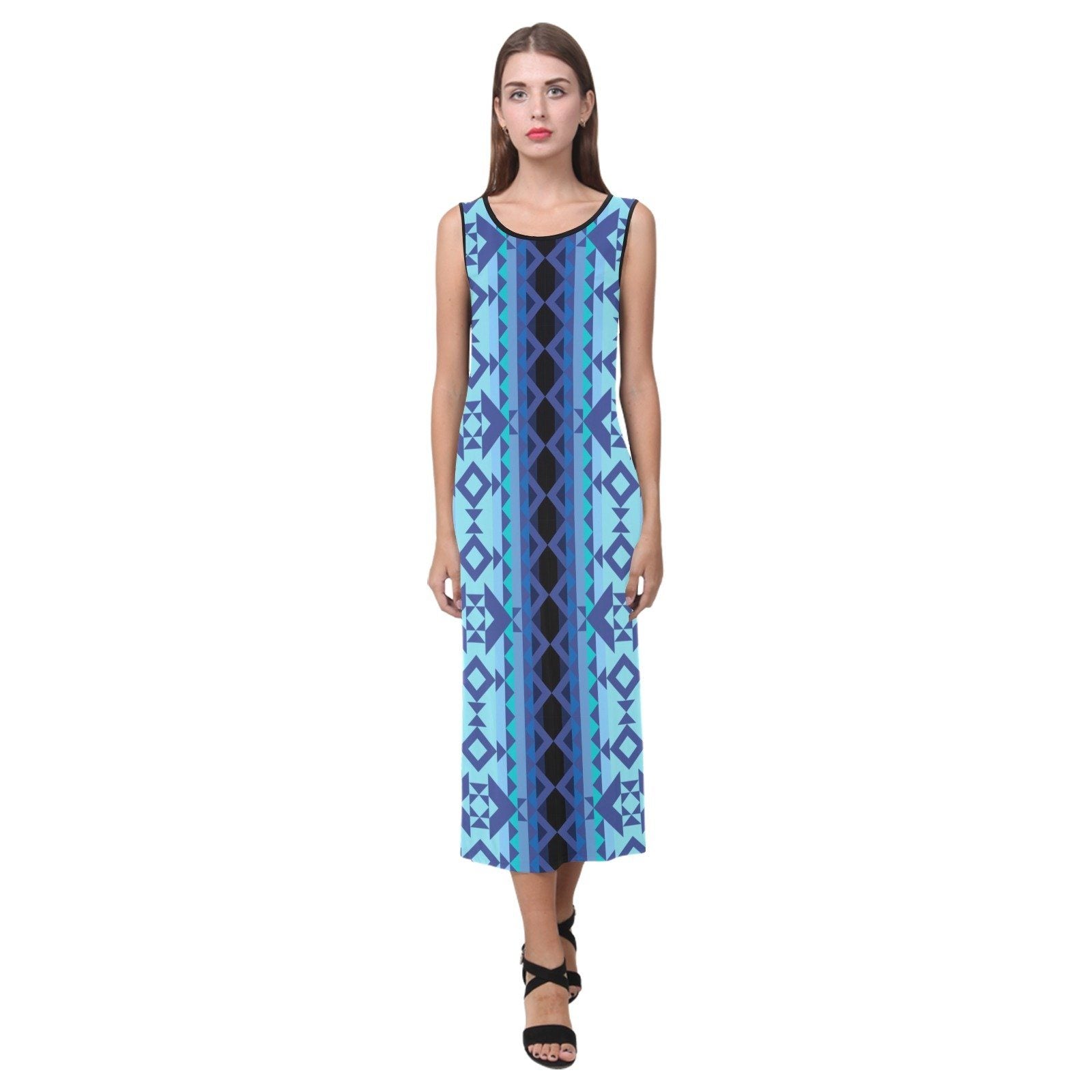 Tipi Phaedra Sleeveless Open Fork Long Dress (Model D08) dress e-joyer 