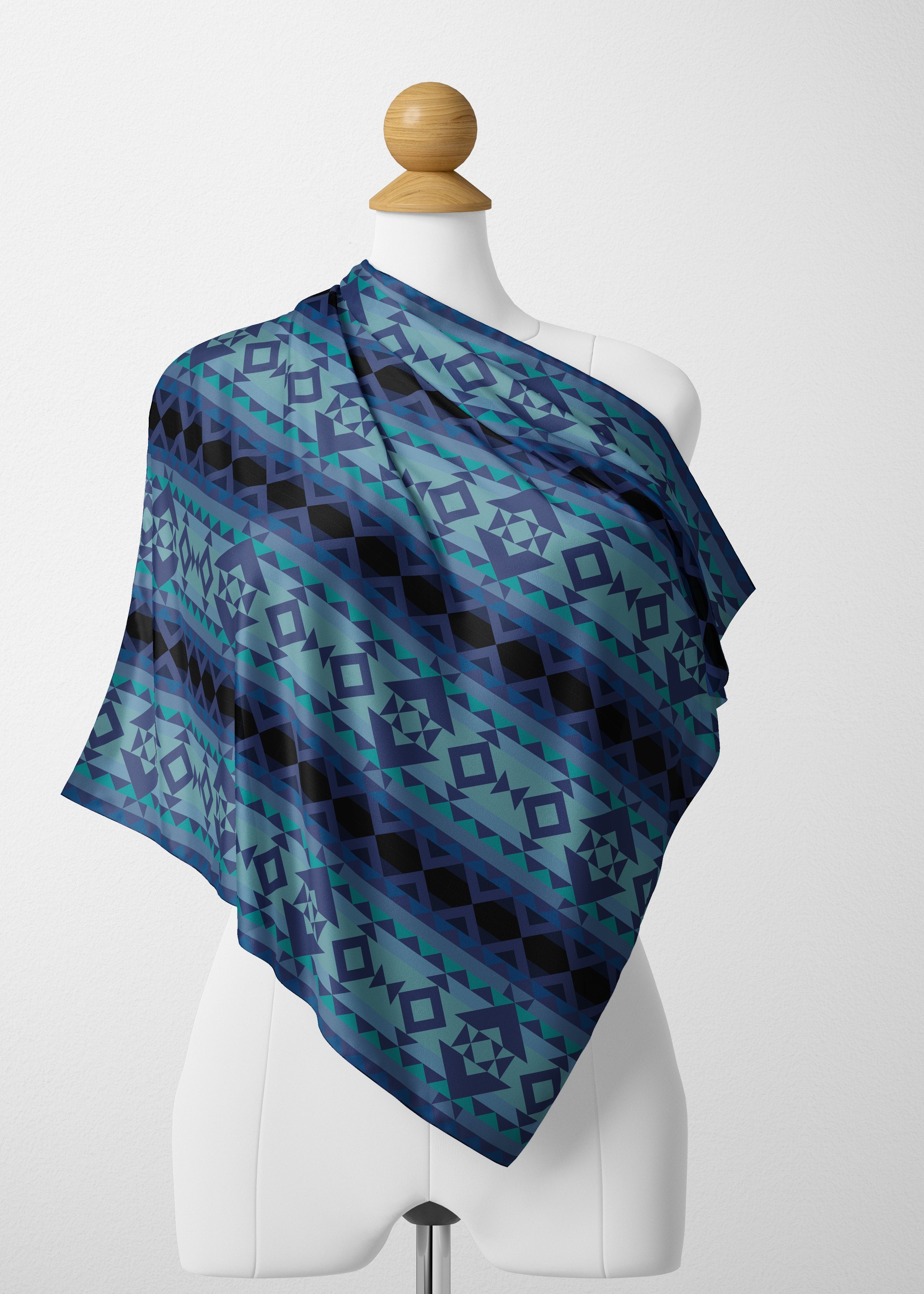 Tipi Satin Shawl Scarf 49 Dzine
