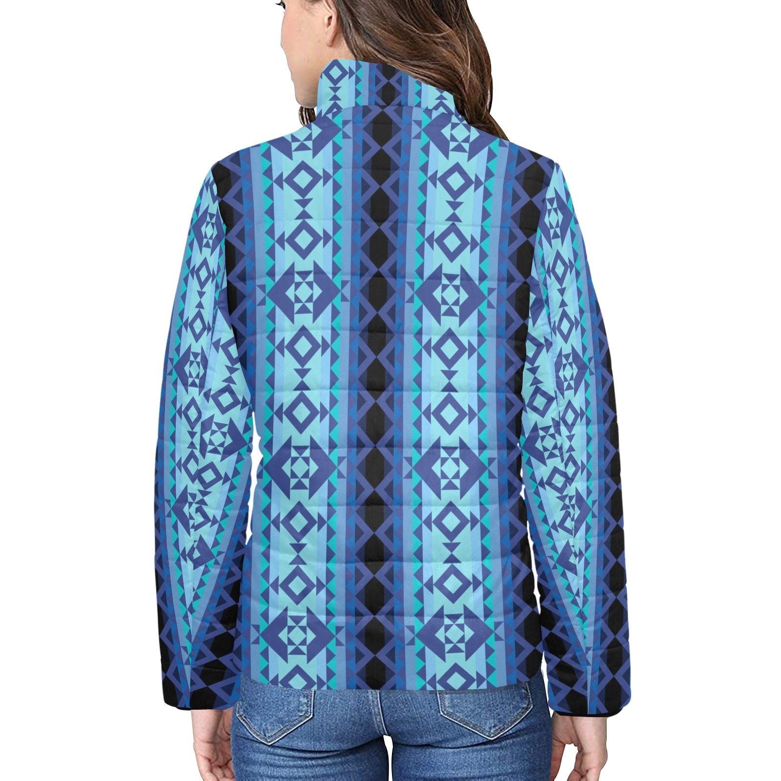 Tipi Women's Stand Collar Padded Jacket (Model H41) jacket e-joyer