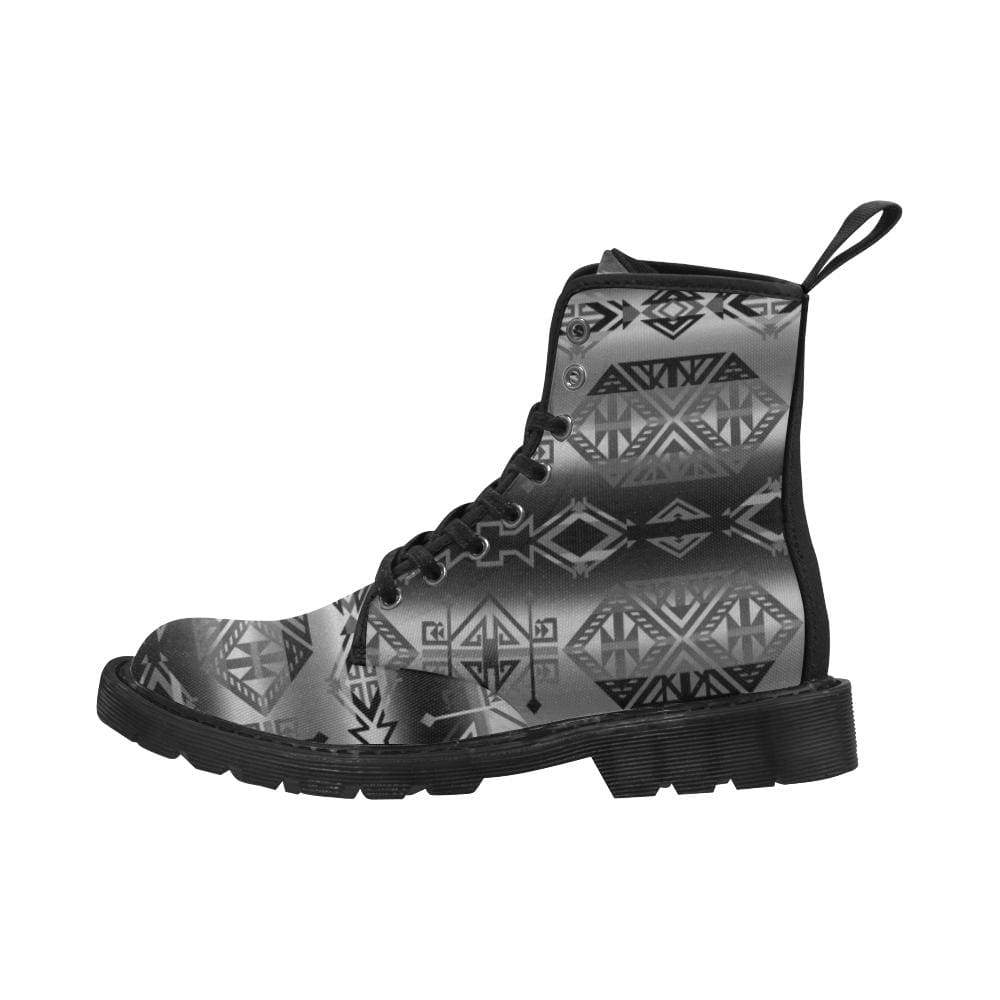 Trade Route Cave Boots for Men (Black) (Model 1203H) Martin Boots for Men (Black) (1203H) e-joyer