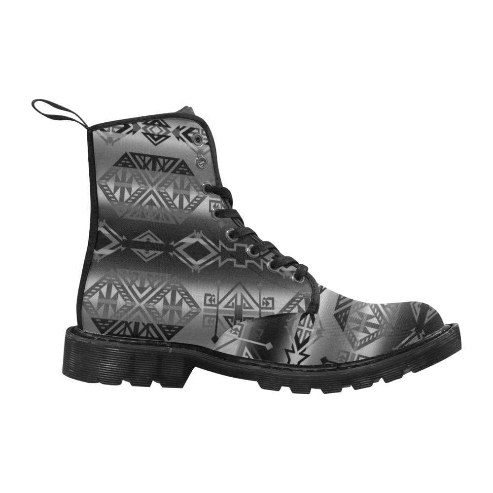 Trade Route Cave Boots for Men (Black) (Model 1203H) Martin Boots for Men (Black) (1203H) e-joyer