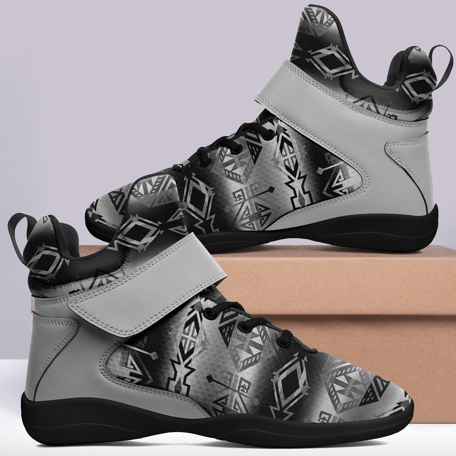 Trade Route Cave Ipottaa Basketball / Sport High Top Shoes - Black Sole 49 Dzine