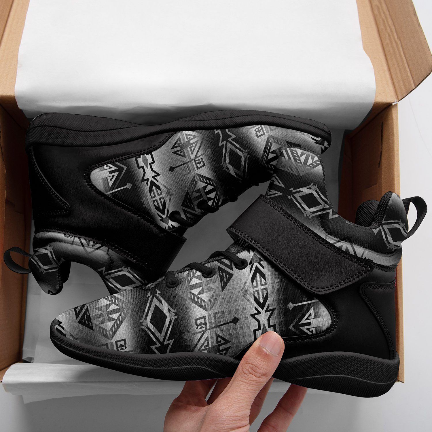Trade Route Cave Ipottaa Basketball / Sport High Top Shoes - Black Sole 49 Dzine