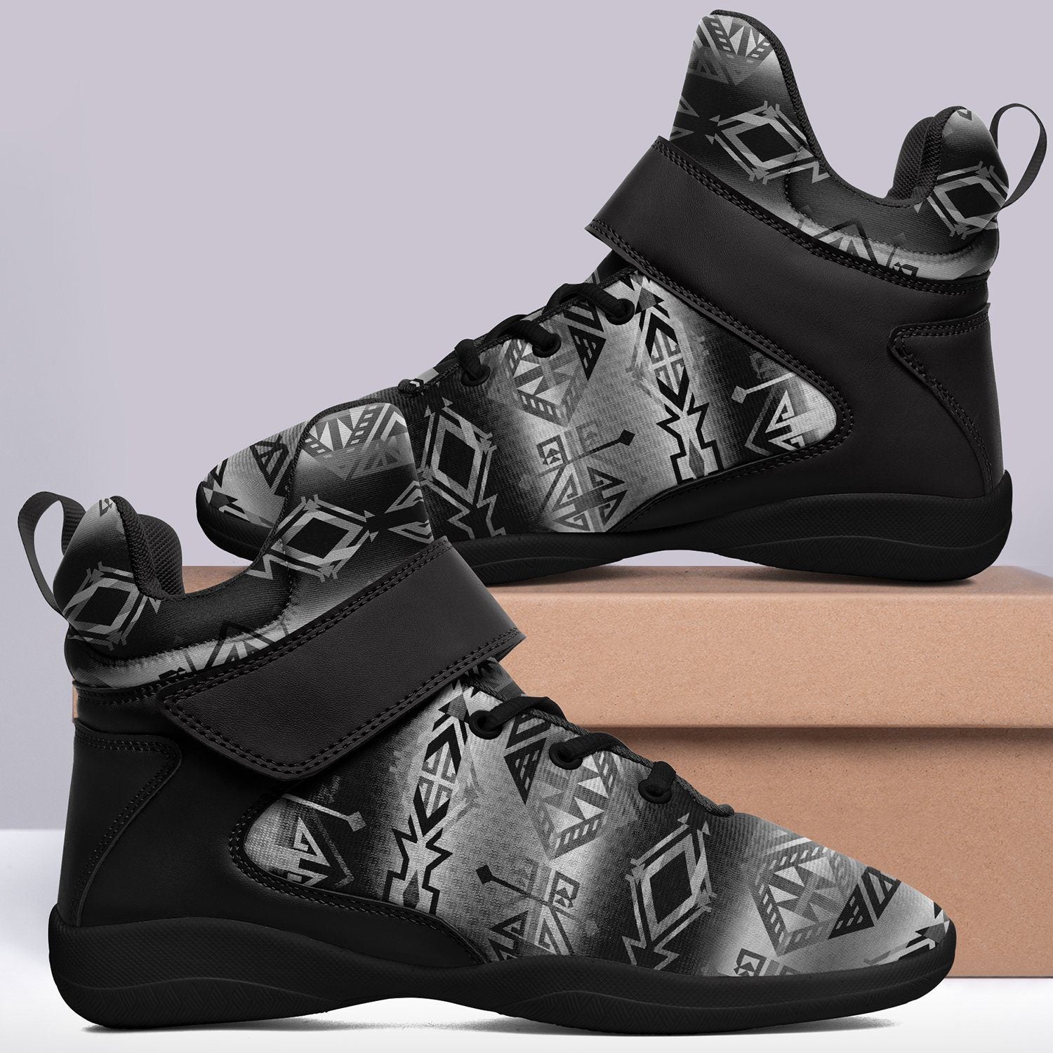 Trade Route Cave Ipottaa Basketball / Sport High Top Shoes - Black Sole 49 Dzine