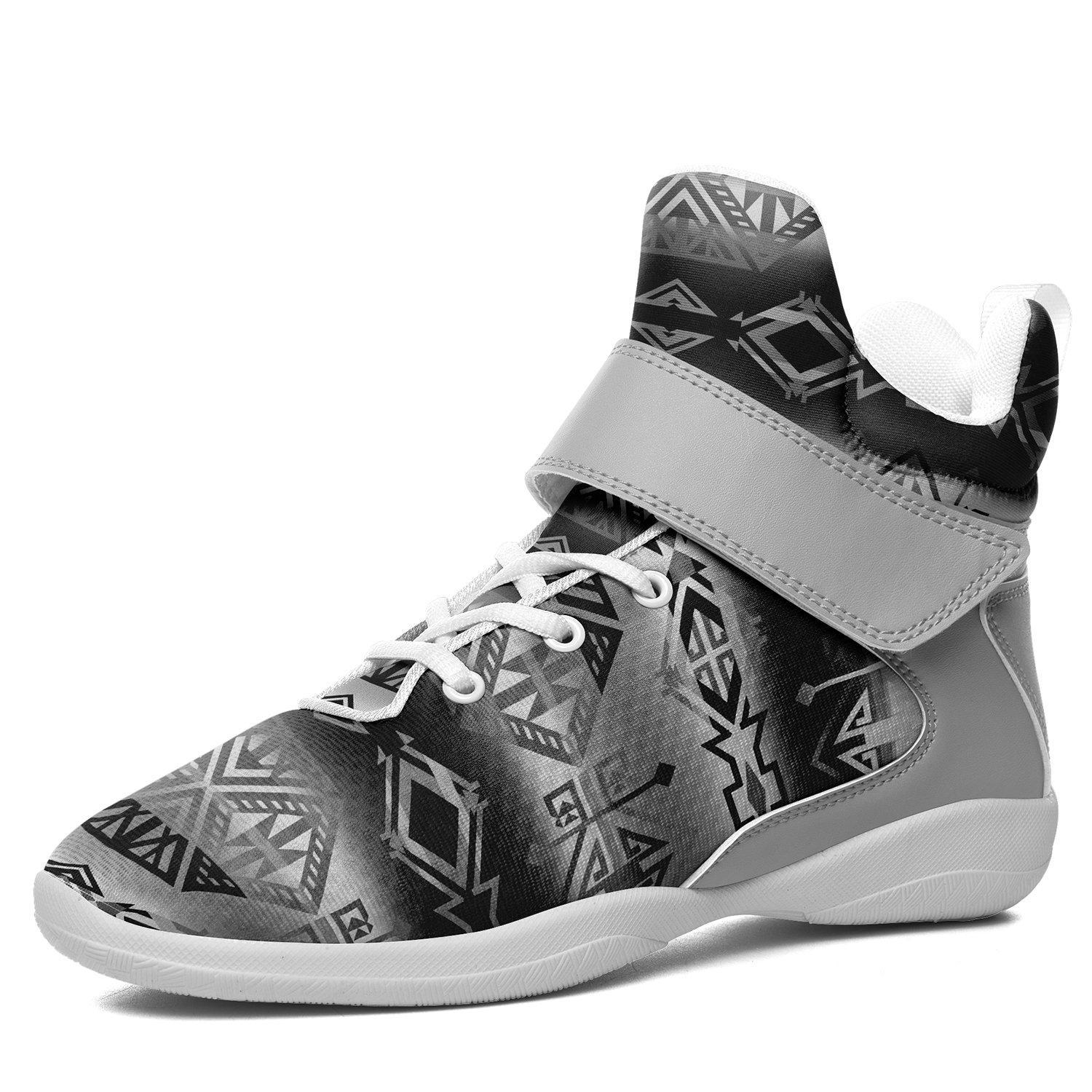 Trade Route Cave Ipottaa Basketball / Sport High Top Shoes - White Sole 49 Dzine US Men 7 / EUR 40 White Sole with Gray Strap 