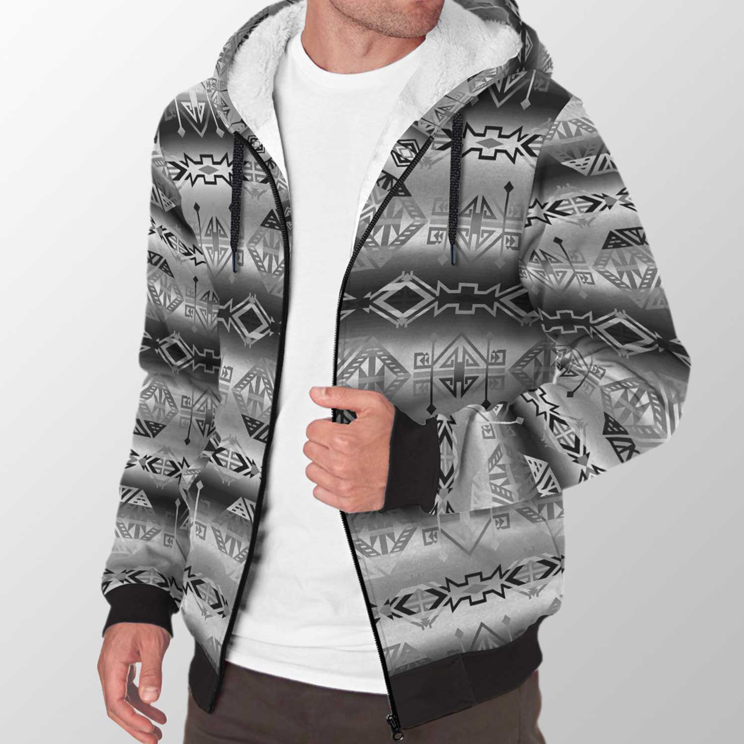 Trade Route Cave Sherpa Hoodie 49 Dzine