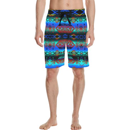 Trade Route Plains Men's All Over Print Casual Shorts (Model L23) Men's Casual Shorts (L23) e-joyer