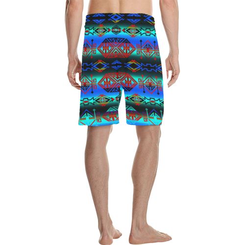 Trade Route Plains Men's All Over Print Casual Shorts (Model L23) Men's Casual Shorts (L23) e-joyer